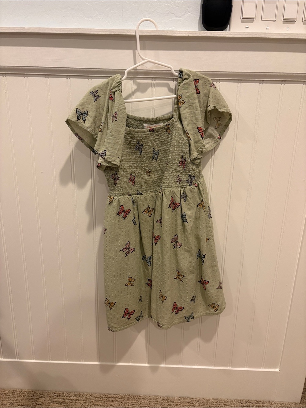 Girls' Butterfly Print Dress